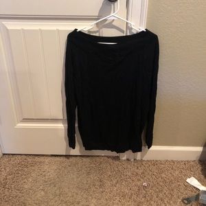 Black off shoulder Express sweater Medium